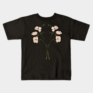 Butterfly Ranunculus Kids T-Shirt